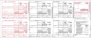 TF6103, Laser 1099-MISC Tax Form Kits - 50/Pkg