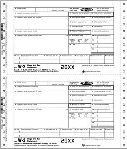 Continuous W-2 Tax Forms - Magnetic Media