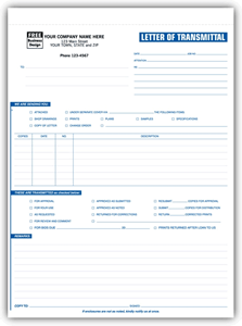 Letters of Transmittal