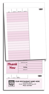 Restaurant Guest Checks