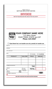 Diesel or Fuel Meter Invoices