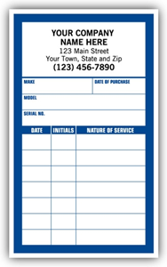 Service Record Labels, Small