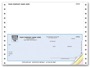 Continuous Accounts Payable Check topstub