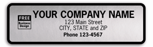 Weatherproof Labels, Tuff Shield Chrome Poly Film