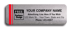 Chrome Labels - Weatherproof and Waterproof