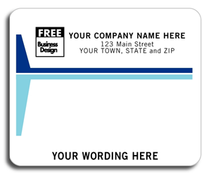 Laser/Inkjet Mailing Labels, Blue Lines