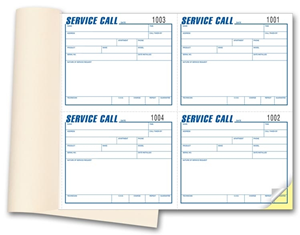 Service Call Books