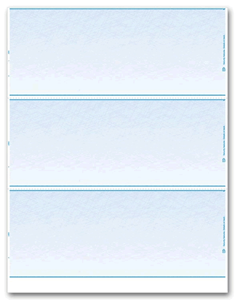 Blank Laser Check - 3-Up