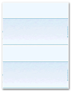 Blank Laser Check - 2-Up