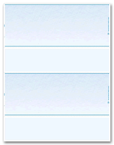 Blank Laser Check - 2-Up