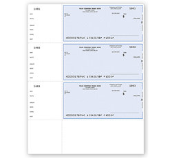 Quickbooks® / Quicken® / Money® Laser Wallet Size Checks 