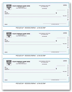 DNL202, Laser Multipurpose Check - 3-Per-Page, lined