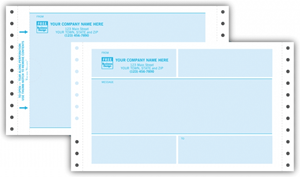 Continuous One-Way Self Mailer - Imprinted