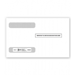 W-2 Tax Envelopes - Double-Window - Horizontal, 4-Up