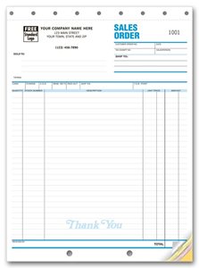 Sales Order Forms with Follow-Up