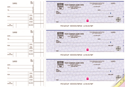 High Security 3-To-A-Page Checks - Counter Signature