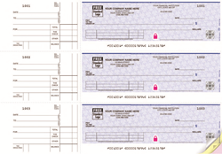 High Security 3-To-A-Page Voucher Checks