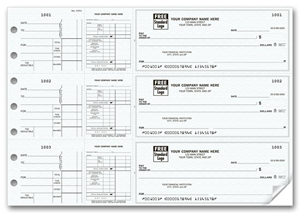 3-On-A-Page Payroll Checks