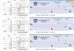 3-On-A-Page Payroll Checks