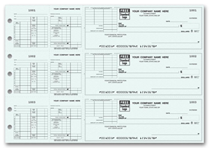 3-To-A-Page Payroll Voucher Checks