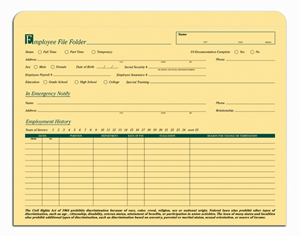 Employee Folders
