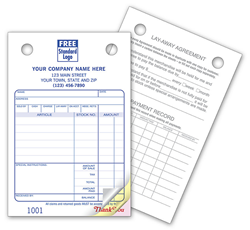 Jewelry Order Forms