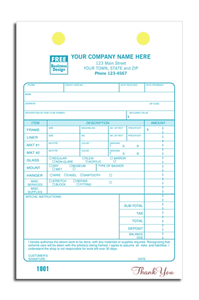 Framing Order Forms