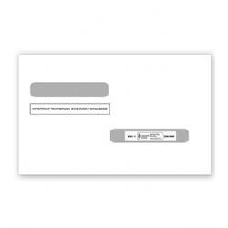 4-Up W-2 & 1099-R Tax Envelopes - Double Window 