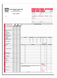 Alarm Installation Work Orders