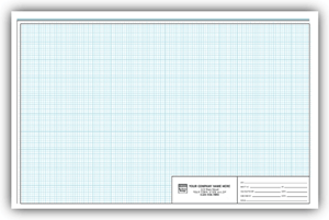 1/8 inch 17x11 Engineering Graph Pads