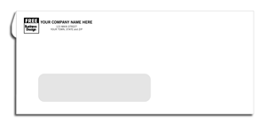Confidential #10 Window Envelopes