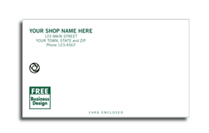 Florist Envelopes with Hole Drilled