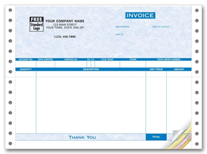 General Continuous Invoice - Parchment