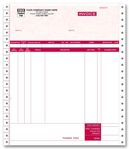General Continuous Invoice - Parchment