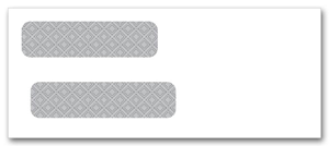 Confidential Check Envelopes, Two Windows