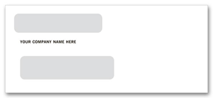 Double Window Confidential Check Envelopes
