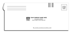 Confidential #9 Courtesy Reply Envelopes
