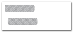 Double Window Self Seal Check Envelopes