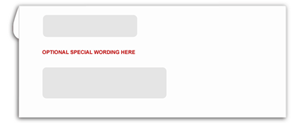 9380, Confidential Two Window Envelope