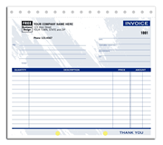 Compact Carbonless Invoices