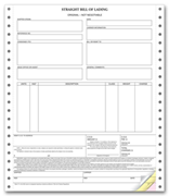 Continuous Straight Bills of Lading