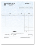 Personalized Laser Invoices