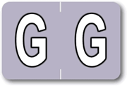 Sycom®/Barkley® Individual End-Tab Labels - G