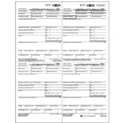 4-Up Laser W-2 Tax Forms - Employee W