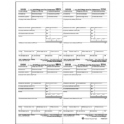 4-Up Bulk Laser W-2 Tax Forms - Employer W