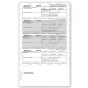 4-Up Laser W-2 Tax Forms - Horizontal, Pressure Seal
