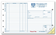 Carbonless Work Orders, Side Stub