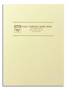 Custom Presentation Folders - Glossy Ivory