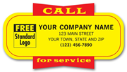 Call For Service Labels