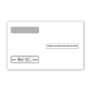 W-2 Tax Envelopes - Double-Window, Horizontal, 4-Up